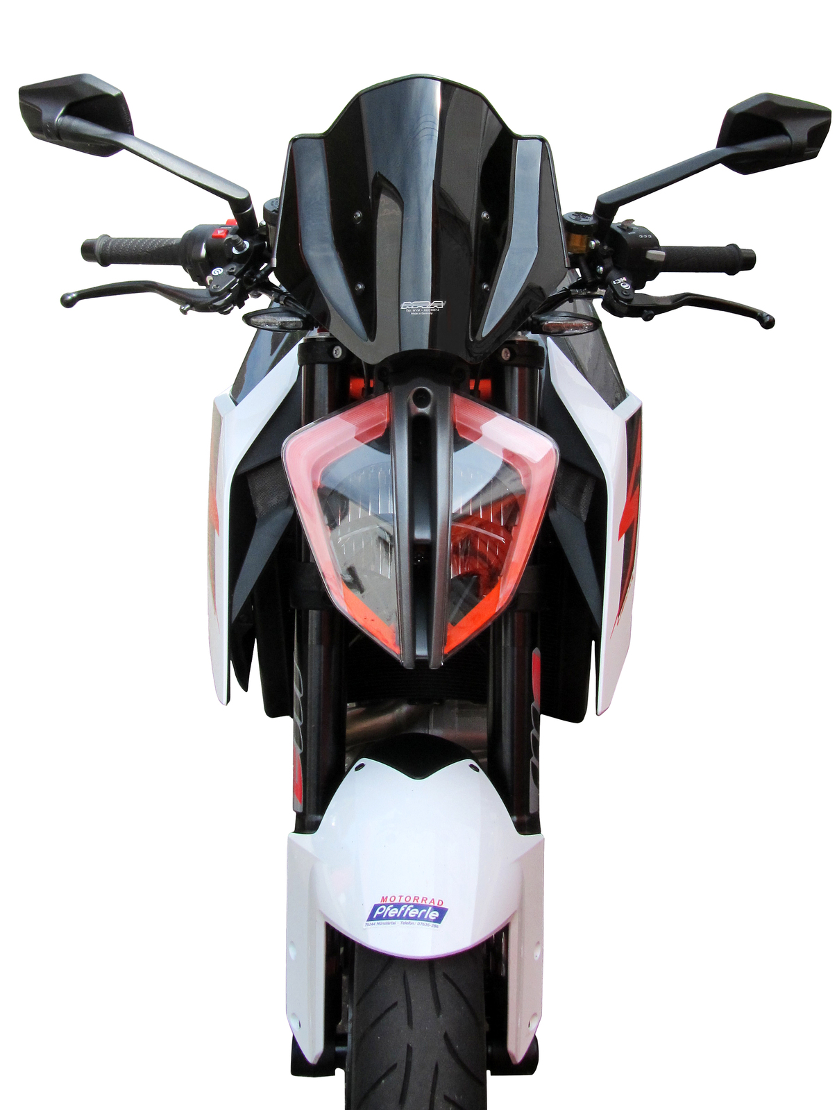 Amazon | MRA(エムアールエー) スクリーン レーシング スモーク 1290 SUPER DUKE R (17-19) | スクリーン本体  | 車＆バイク