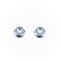 M8  x 1.25 FLANGE NUT 12mm A/F (10 PACK)