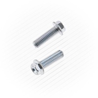 M8x1.25x25 10mm HEX HEAD FLANG BOLT (10 PACK)