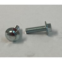M6 x 20mm HEX BOLT WITH 14mm FLANGE 8mm HEX