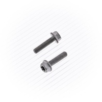 M5x20 EURO STYLE FLANGE BOLT (10 PACK)