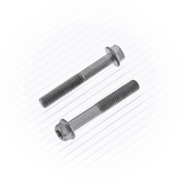 M6x40 EURO STYLE FLANGE BOLT (10 PACK)