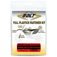 WORKS PLASTICS FASTENER KIT, CRF110, 2013 ONWARDS