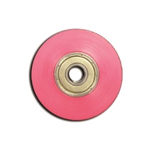 PHP CHAIN ROLLER 42mm UNIVERSAL RED - D 42mm H 24mm, BOLT HOLE 8mm
