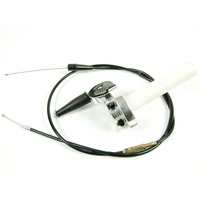PHP THROTTLE ASSY POLISHED + CABLE