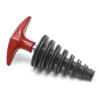 PHP EXHAUST PLUG BLACK /  RED SMALL 15-30mm -
