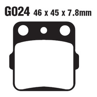 GOODRIDGE 024 HS DISC PADS (FA84HH) SINTED METAL FOR FAST STREET USE