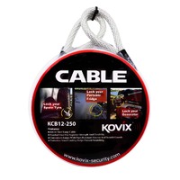 KOVIX PLASTIC COATED BRAIDED CABLE  12mm - 2500mm