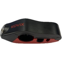 KOVIX ALARMED HANDLE BAR LOCK RED/BLACK KDS/C SERIES