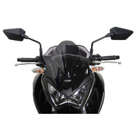 MRA KAWASAKI Z-300, 2015 ONWARDS, RACE SCREEN, BLACK (R)