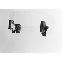 MRA VARIO SPOILER & CLAMPS "A"CLEAR 300mm x 90mm, 205mm mount to mount