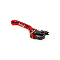 VENGEANCE BRAKE LEVER CRF250/450 BLACK/RED INCLUDES SPARE BLADE