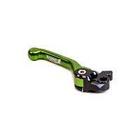 VENGEANCE BRAKE LEVER YZF/RMZ/KXF BLACK/GREEN INCLUDES SPARE BLADE