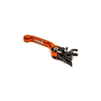 VENGEANCE BRAKE LEVER HUS/KTM/SWM BLACK/ORANGE INCLUDES SPARE BLADE