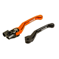 VENGEANCE BRAKE LEVER HUS/KTM/SHERC BLACK/ORANGE INCLUDES SPARE BLADE