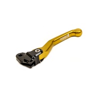 VENGEANCE CLUTCH LEVER KAW/SUZUKI BLACK/YELLOW INCLUDES SPARE BLADE