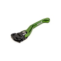 VENGEANCE CLUTCH LEVER KAW/SUZUKI BLACK/GREEN INCLUDES SPARE BLADE