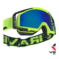 VIRAL BRAND FACTORY SERIES GOGGLE NEON / CYAN FRAME NEON YELLOW STRAP