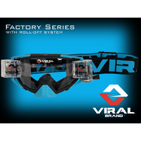 VIRAL BRAND ROLL OFF SYSTEM ON A CLEAR, LENS FITS COMP & FACTORY