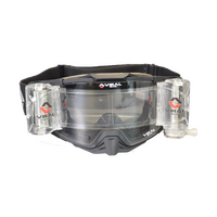 SIGNATURE GOGGLE BLACK FRAME BLACK STRAP WITH 50mm ROLL OFFS